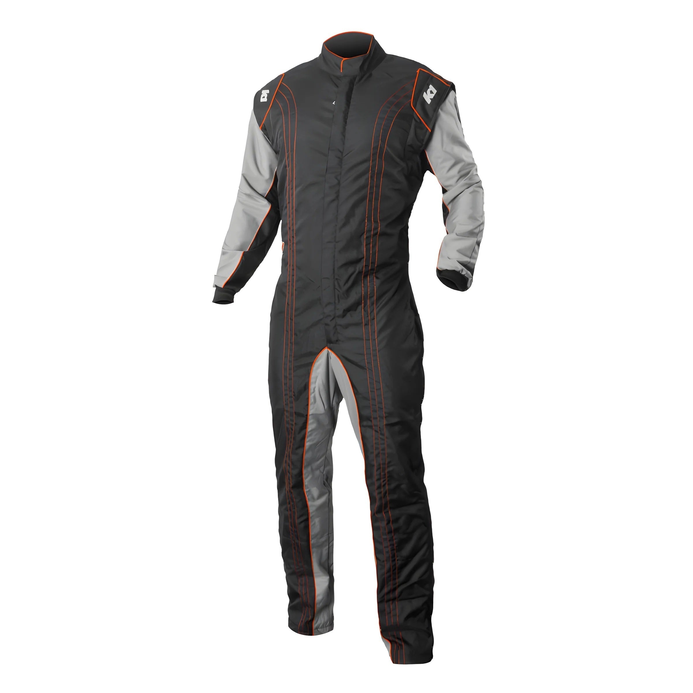 Suit Karting GK2 Youth 5X-Small Black/Orange image 0