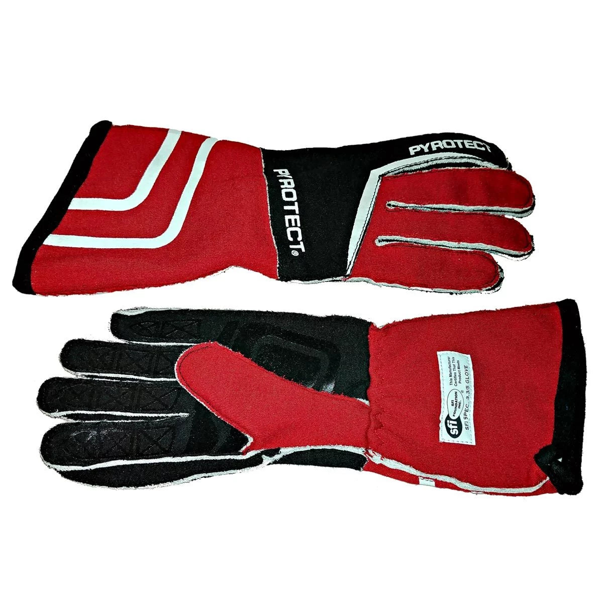 Glove Sport 2 Layer Blk/ Red X-Large SFI-5 image 0