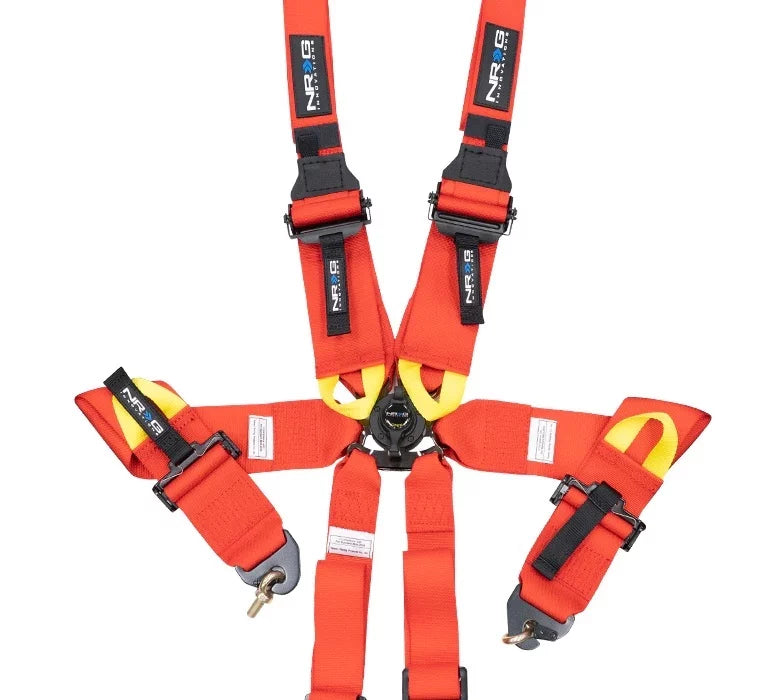 Harness 6pt Camlock Red Hans FIA image 0
