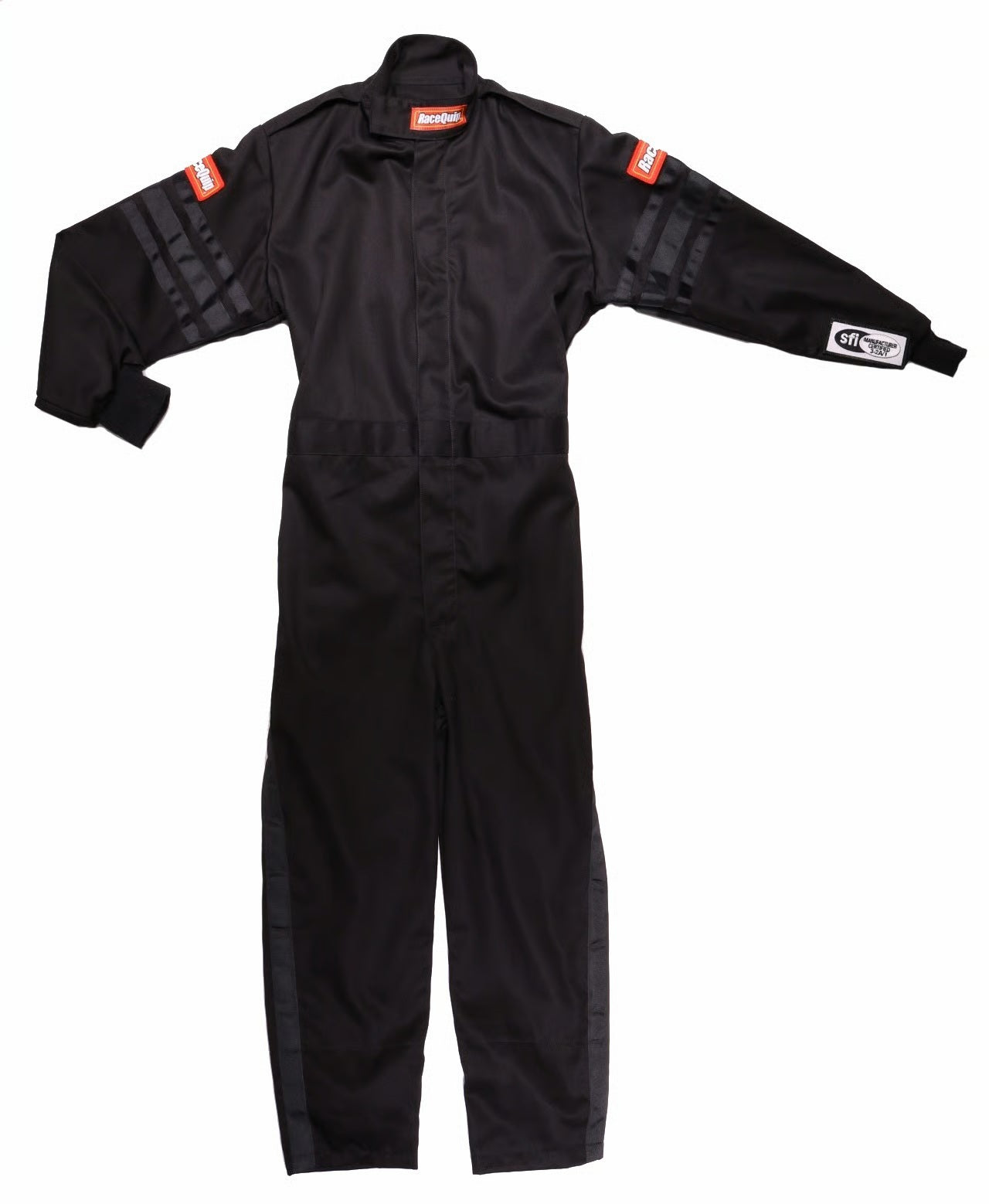 Black Suit Single Layer Kids X-Small Black Trim image 0