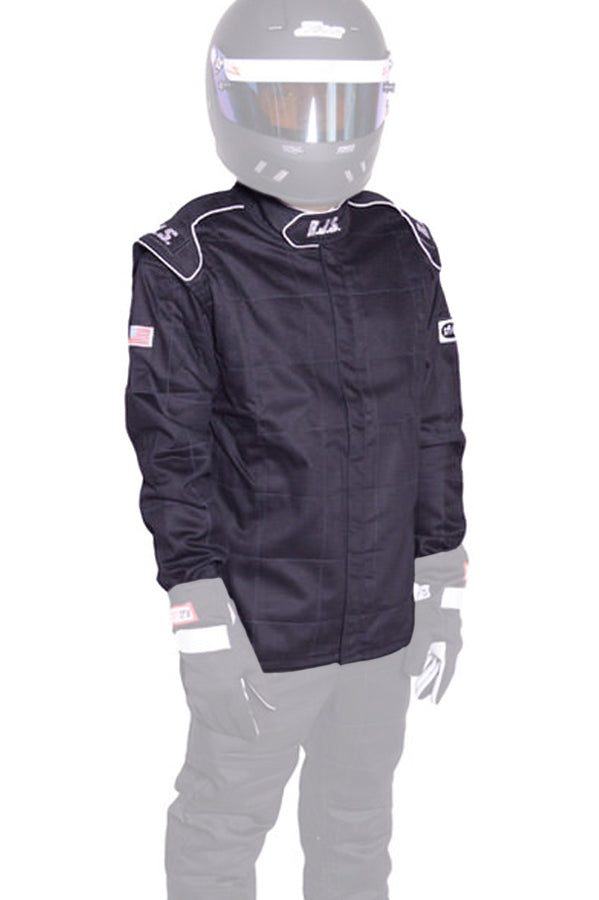 Jacket Black X-Large SFI-1 FR Cotton image 0