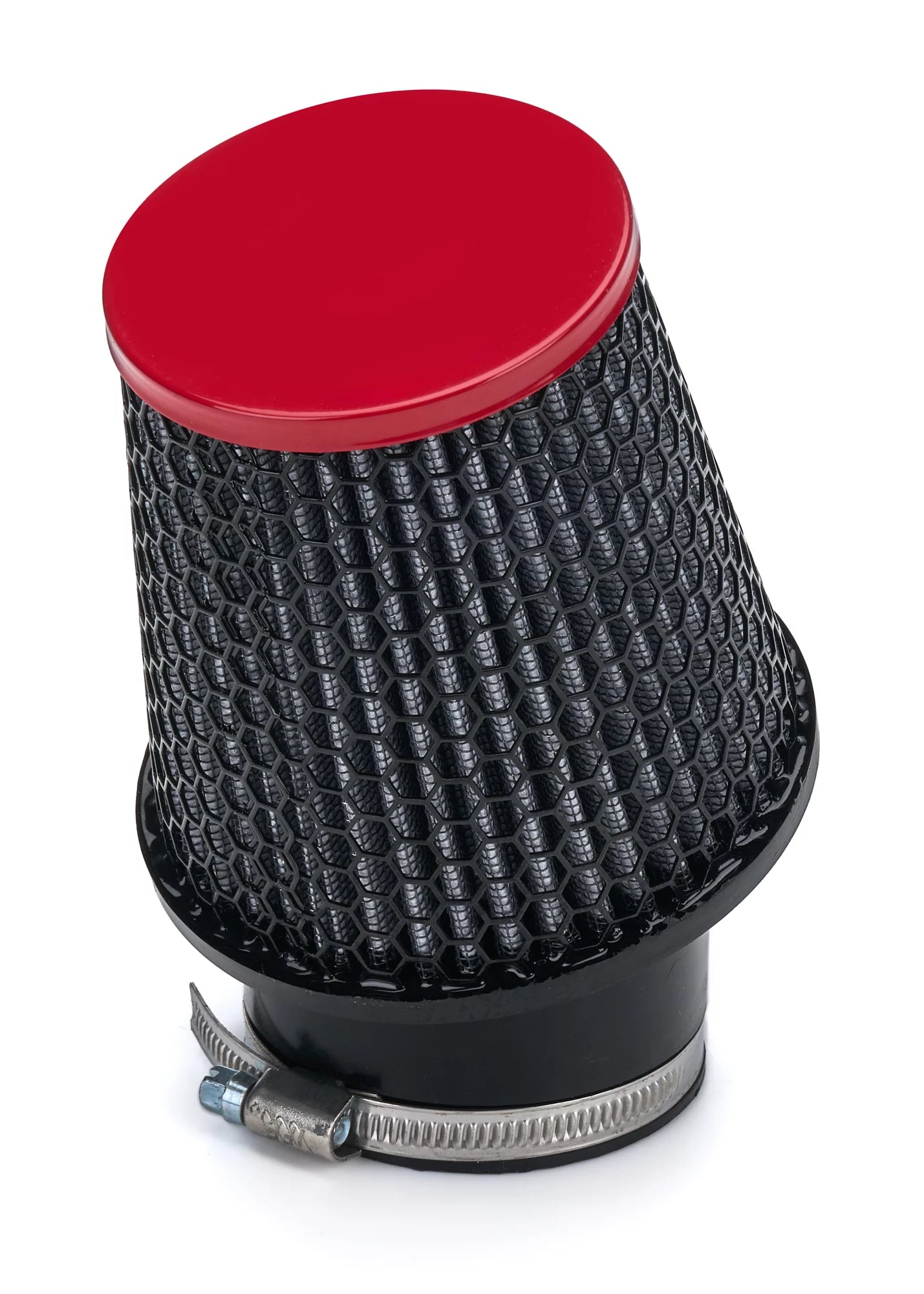 Filter Air Kart Asphalt 2.437in Inlet 4in Red image 0