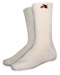 SOCKS NOMEX SFI3.3 LARGE WHITE image 0