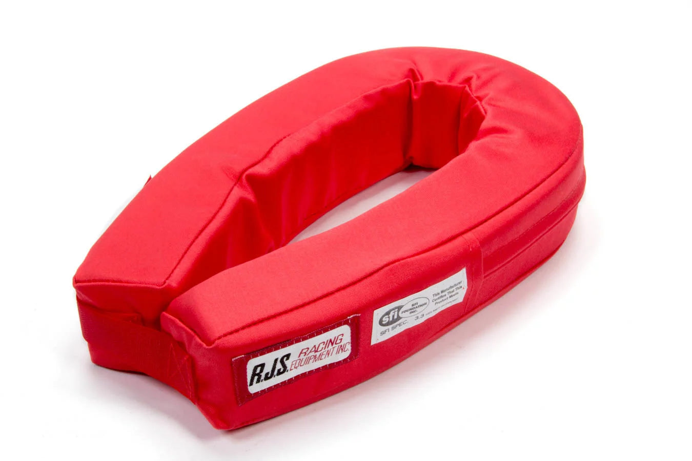 Neck Collar Horseshoe Red SFI image 0