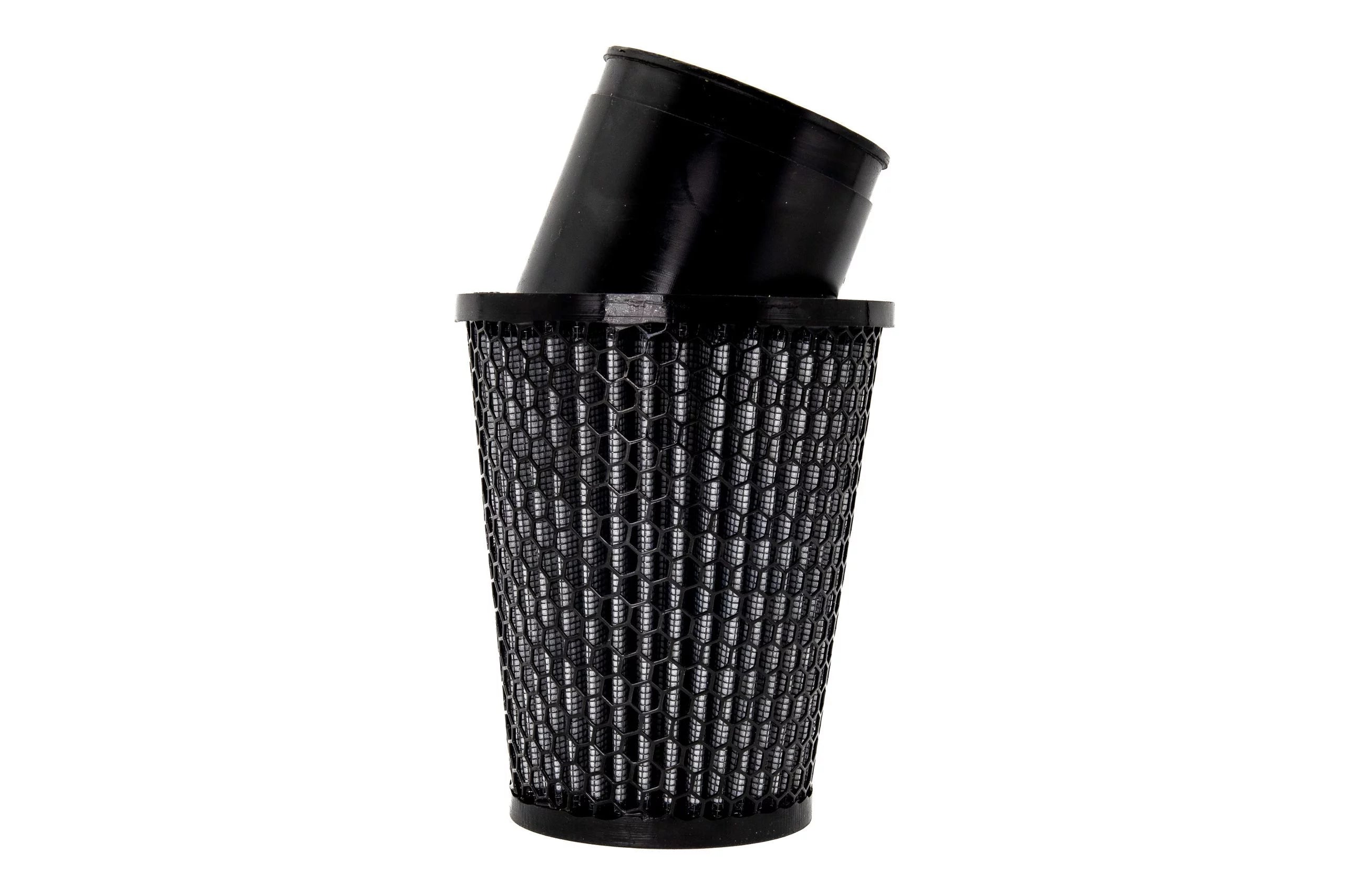 Filter Air Kart Asphalt 2.437in Inlet 5in Black image 0