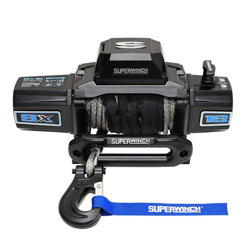 12000lb Winch 3/8in x 80ft Synthetic Rope image 0