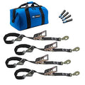 4 Tie Down/Axle Strap Combo Twisted Hook image 0