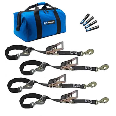 4 Tie Down/Axle Strap Combo Twisted Hook image 0