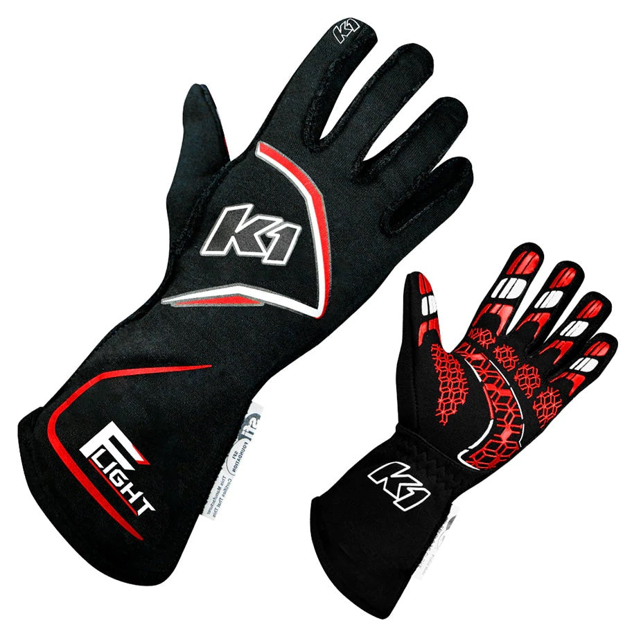 Gloves Flight Medium Black-Red image 0