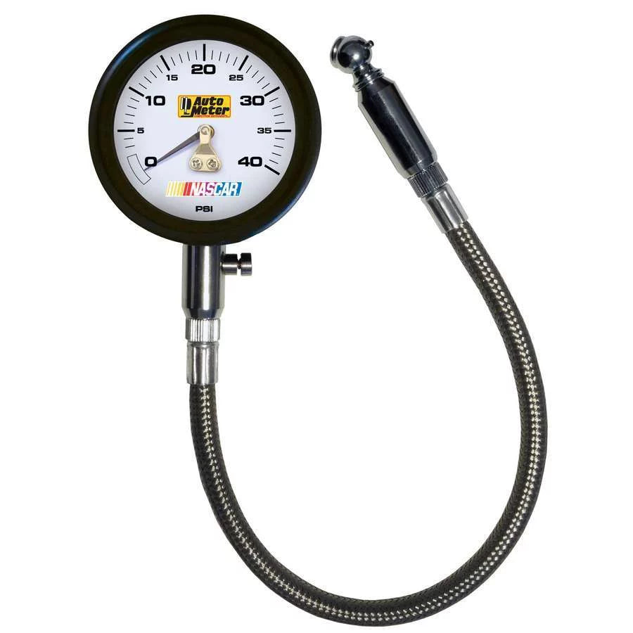 Tire Pressure Gauge 0-40 PSI Analog w/Bleed Valve image 0