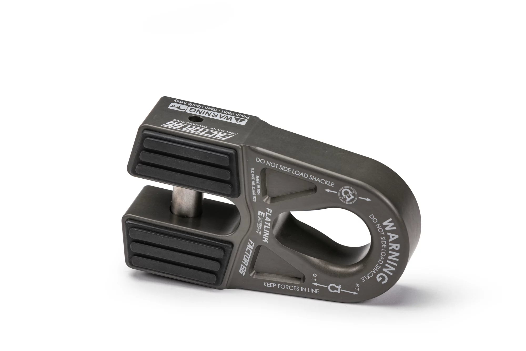 Flatlink-E Expert Winch Shackle Mount Gray image 0