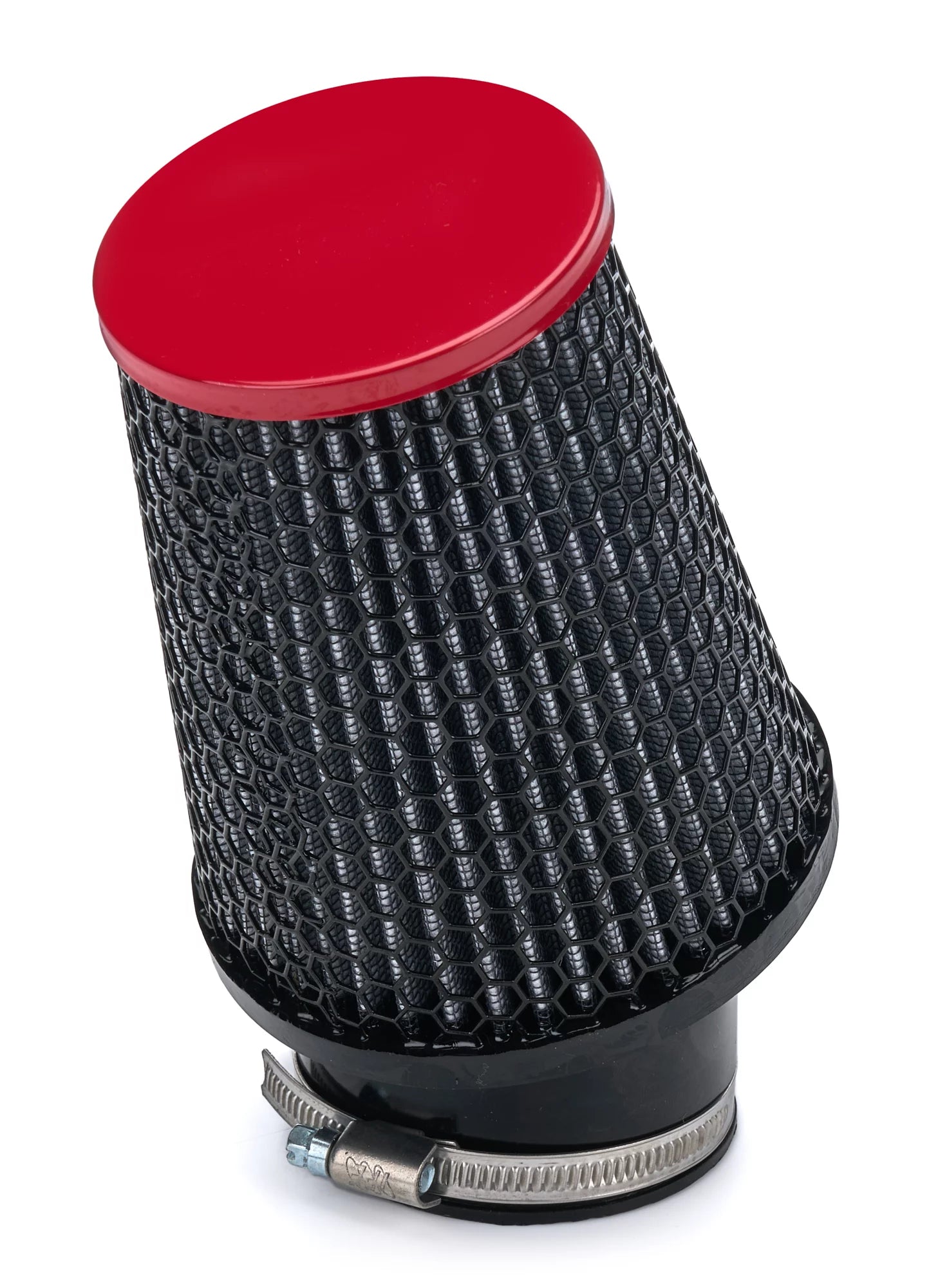 Filter Air Kart Asphalt 2.437in Inlet 5in Red image 0