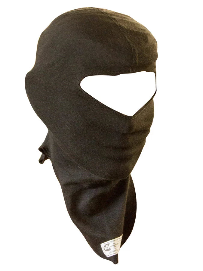 Head Sock Black Youth 1 Layer Single Eye Port image 0