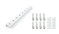 Shock Rack Wall Mounts Double 20in White image 0