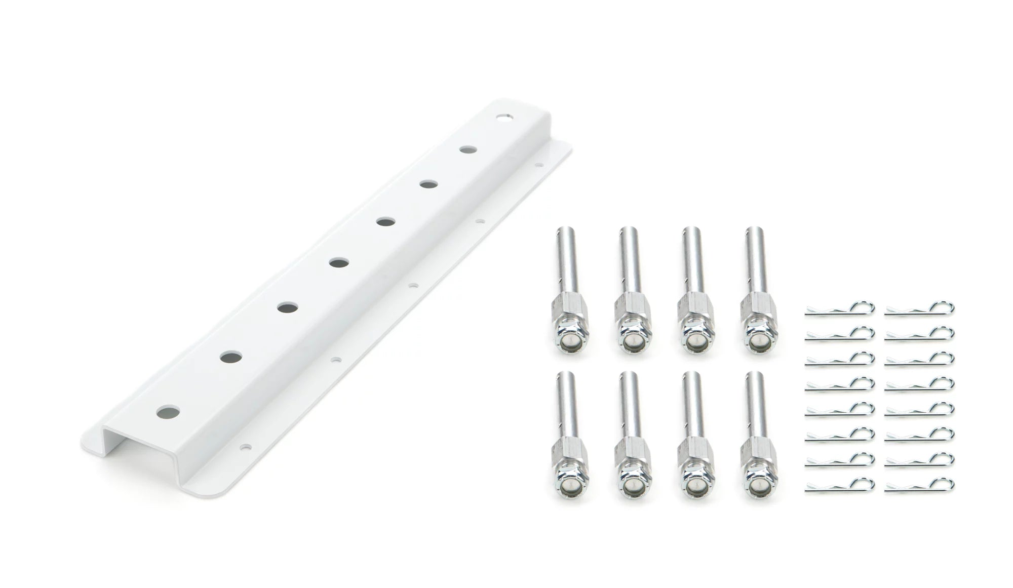Shock Rack Wall Mounts Double 20in White image 0