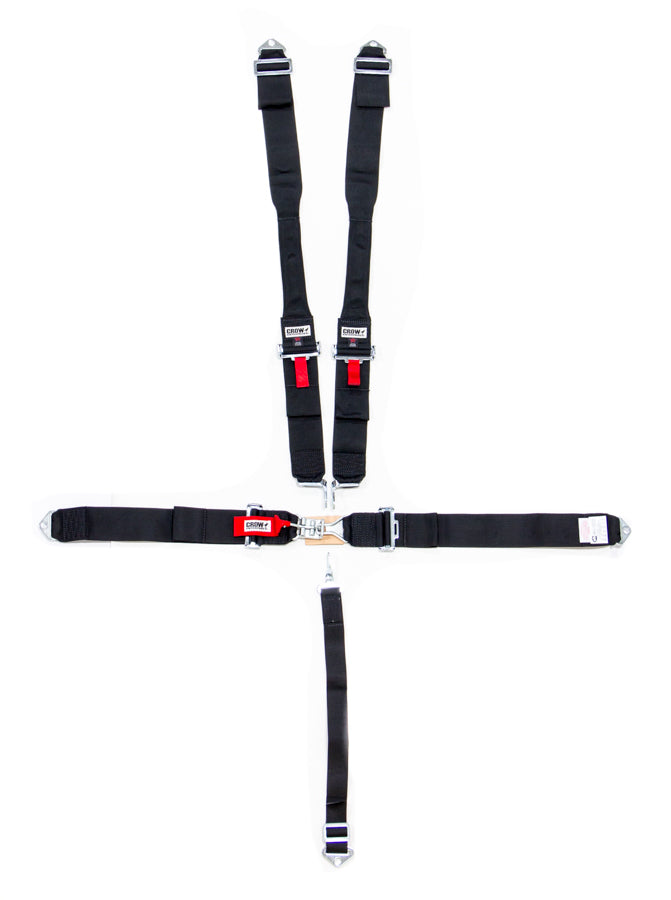 5-Pt Harness Small Latch Blk Hans Bolt In Pull Do image 0