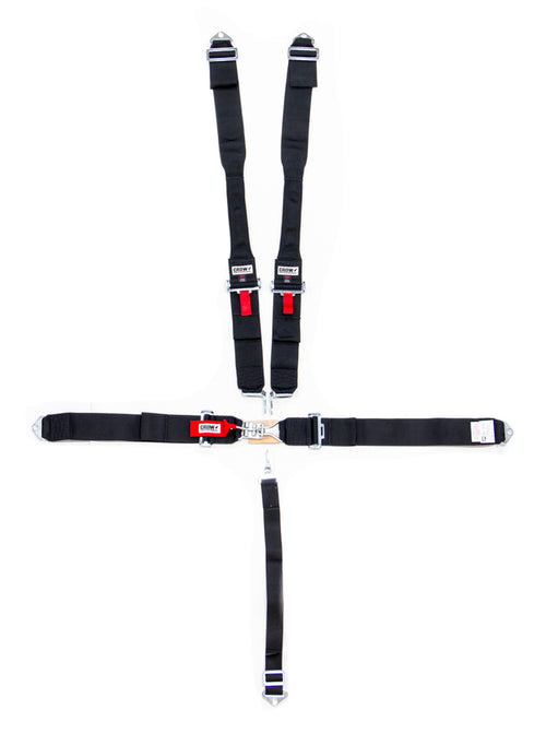 5-Pt Harness Small Latch Blk Hans Bolt In Pull Do image 0