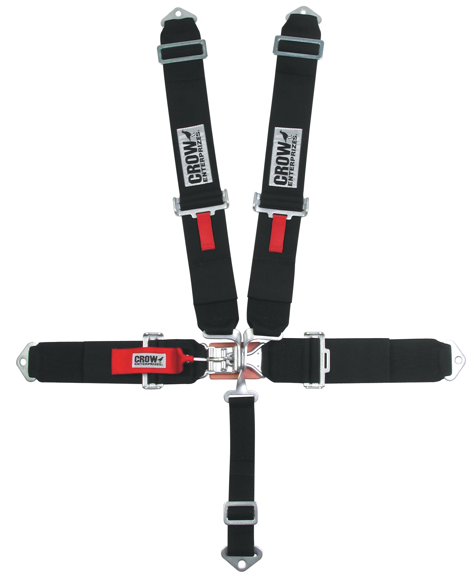 5-Pt Harness Small Latch Blk Bolt In BLK Hardware image 0