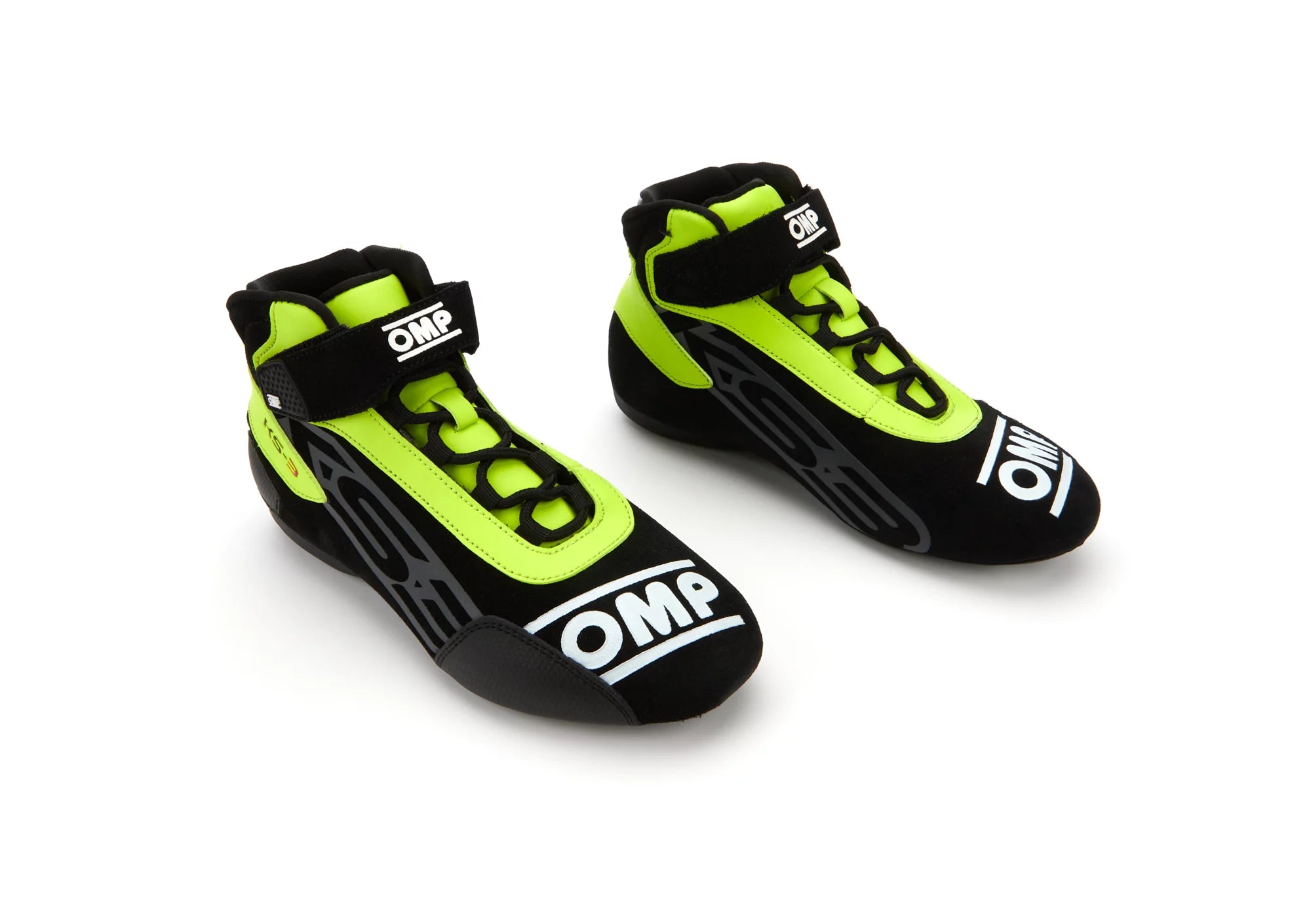 KS-3 Shoes Black And Flo Yellow Size 39 image 0