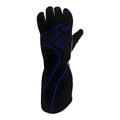 Gloves Karting RS1 Youth X-Small Black/Blue image 0