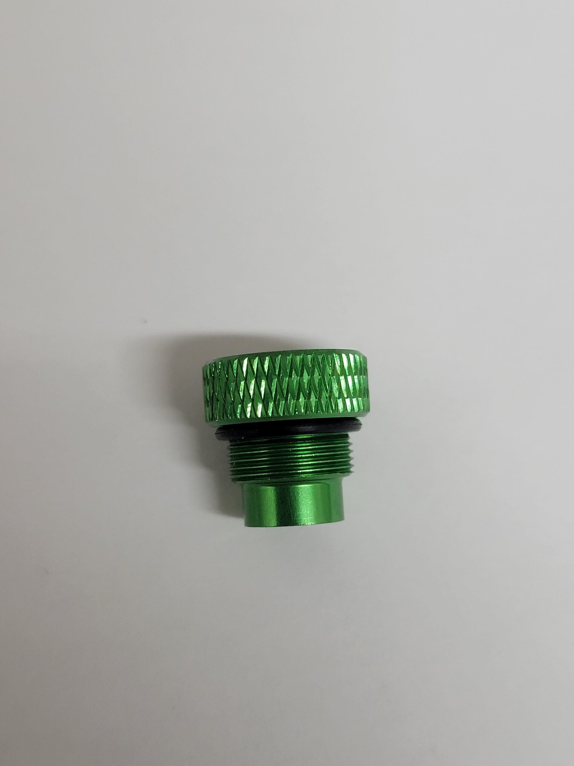 Green Aluminum Port Plug image 0