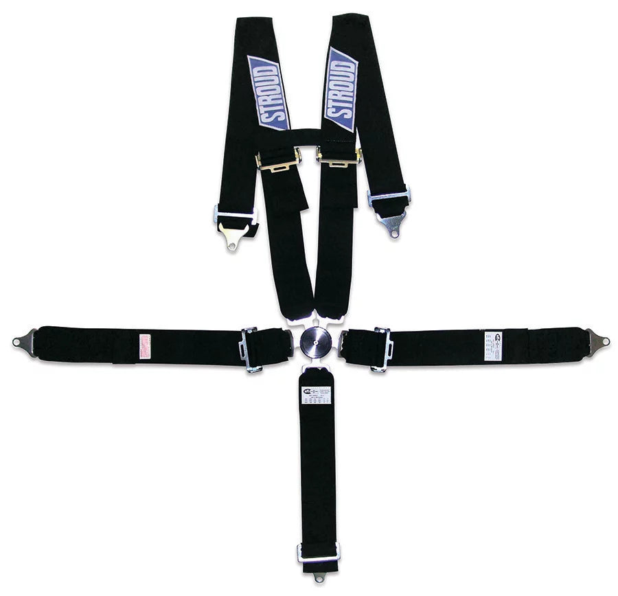 Racing Harness Kam Lock Black Individual image 0