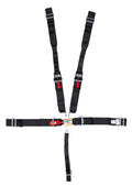 5-Pt Harness Small Latch Blk Hans Wrap Around Pul image 0