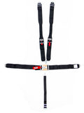 5-Pt Harness Big Latch Blk Hans Bolt In Pull Do image 0