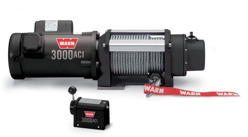 ACI 3000-115V Hard Wire Winch 3000lb Wire Rope image 0