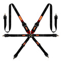 Corsa Harness 6 Point 3x3x2 Black Clip in Cam image 0