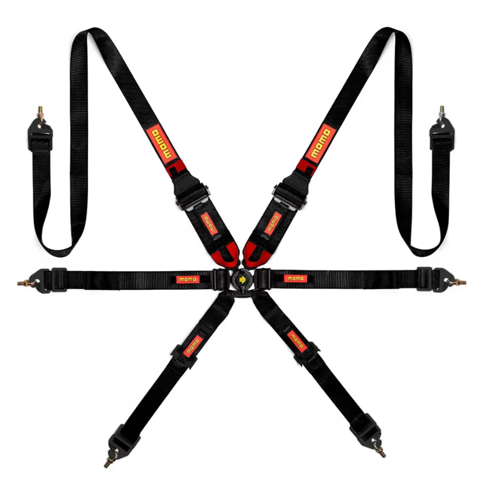 Corsa Harness 6 Point 3x3x2 Black Clip in Cam image 0