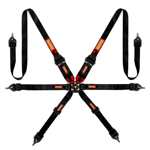 Corsa Harness 6 Point 3x3x2 Black Clip in Cam image 0