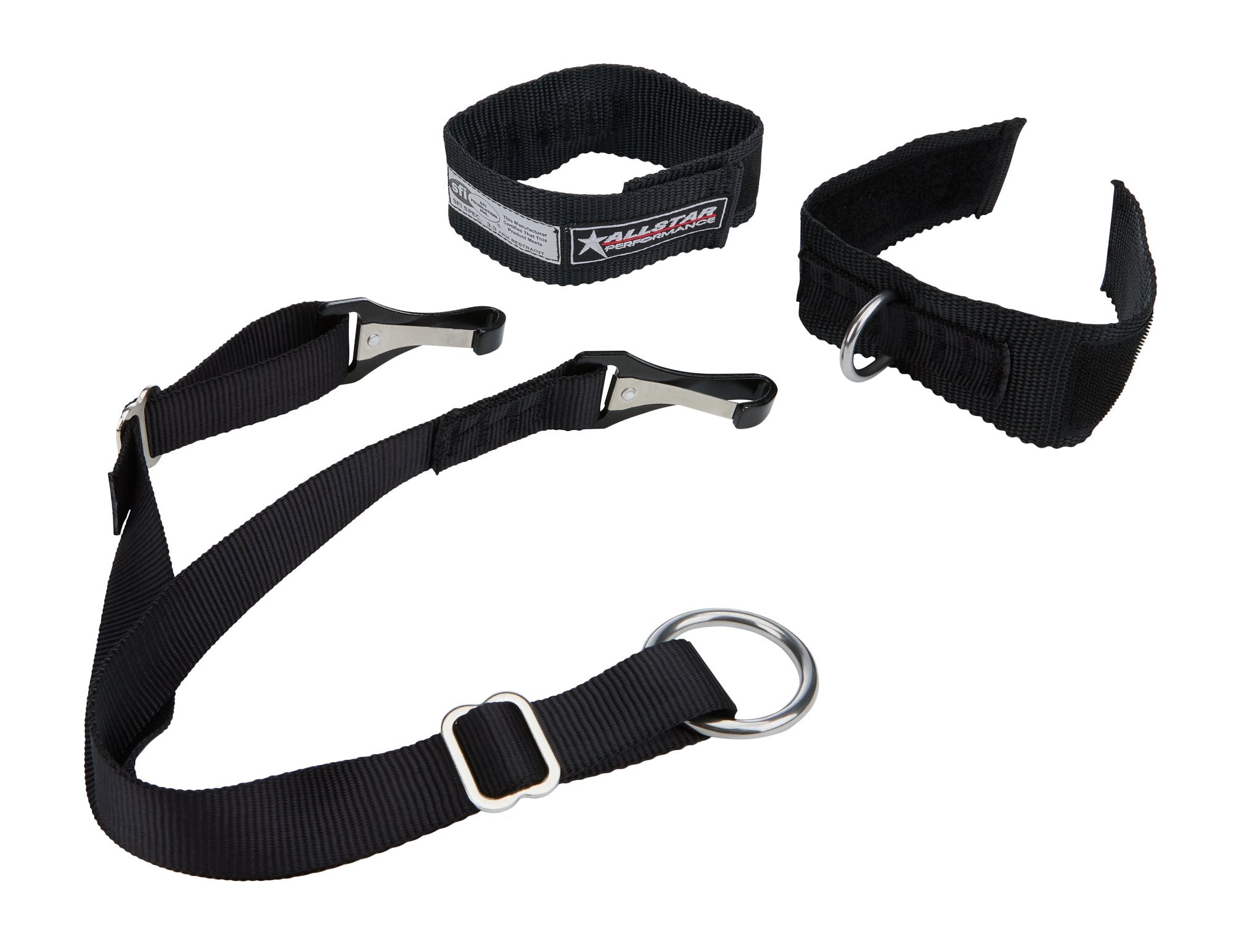 Arm Restraints SFI 3.3 Black Adult image 0