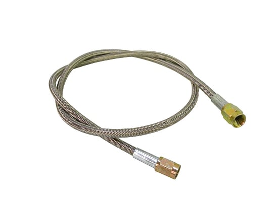 3/16" Steel Braided Brake Line, 28" image 0