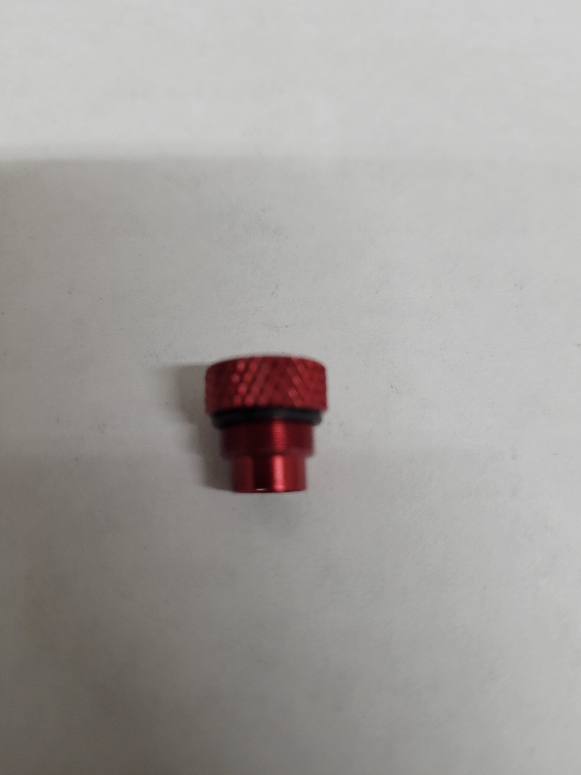 Red Aluminum Port Plug image 0