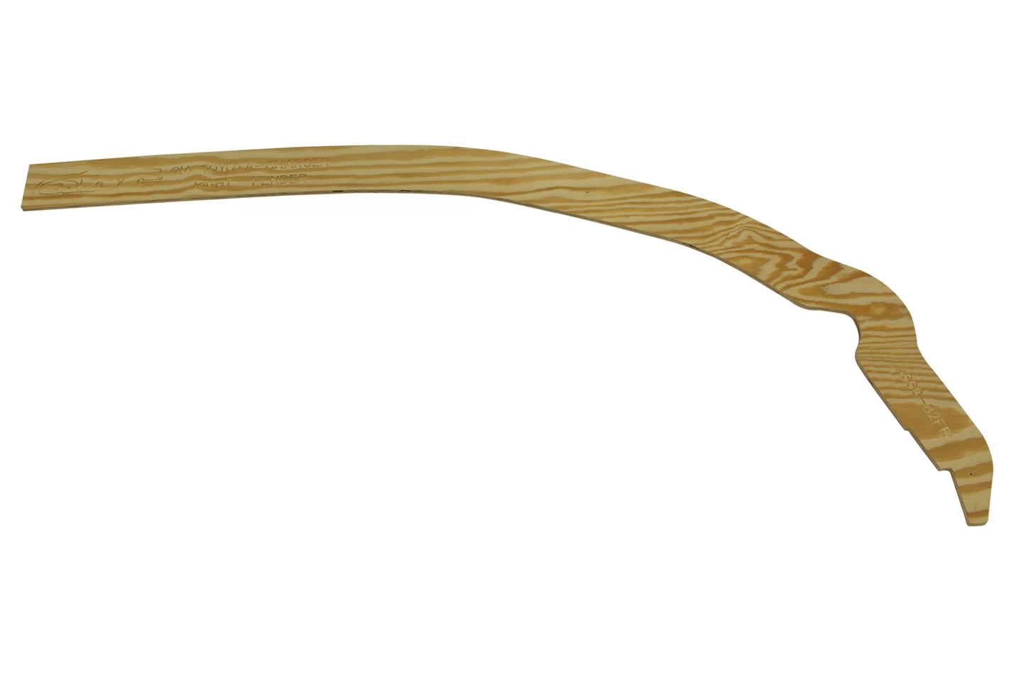 Wood Template Fender RH Camry/Chevy SS image 0