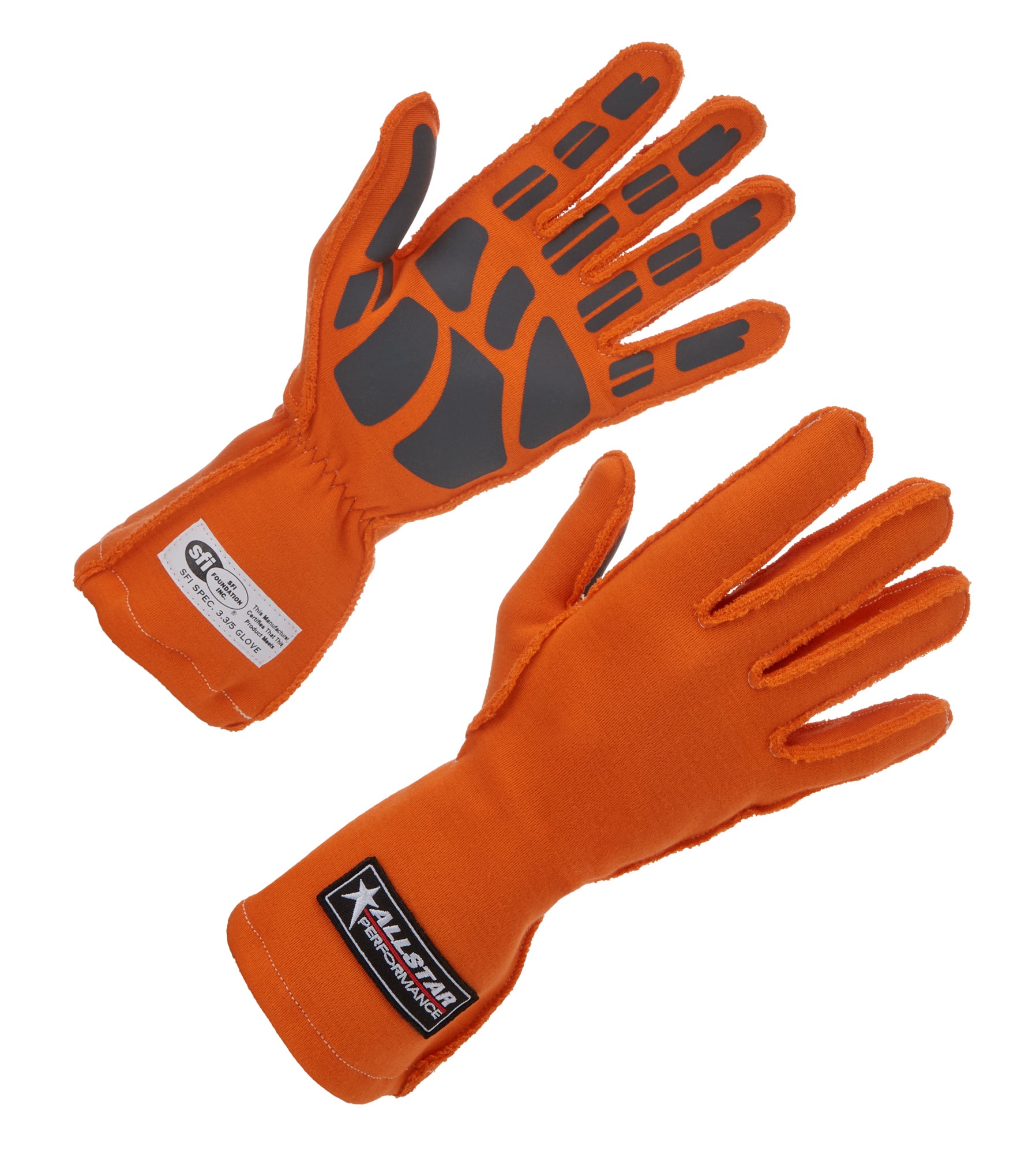 Driving Gloves SFI 3.3/5 Outseam D/L MD Orange image 0