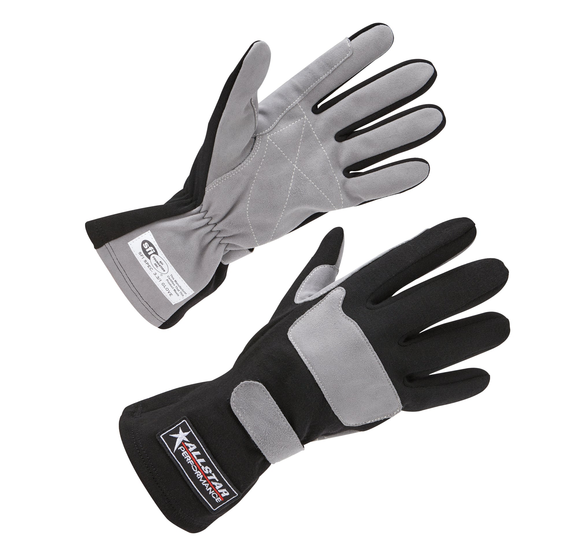 Driving Gloves SFI 3.3/1 S/L Black/Gray Large image 0