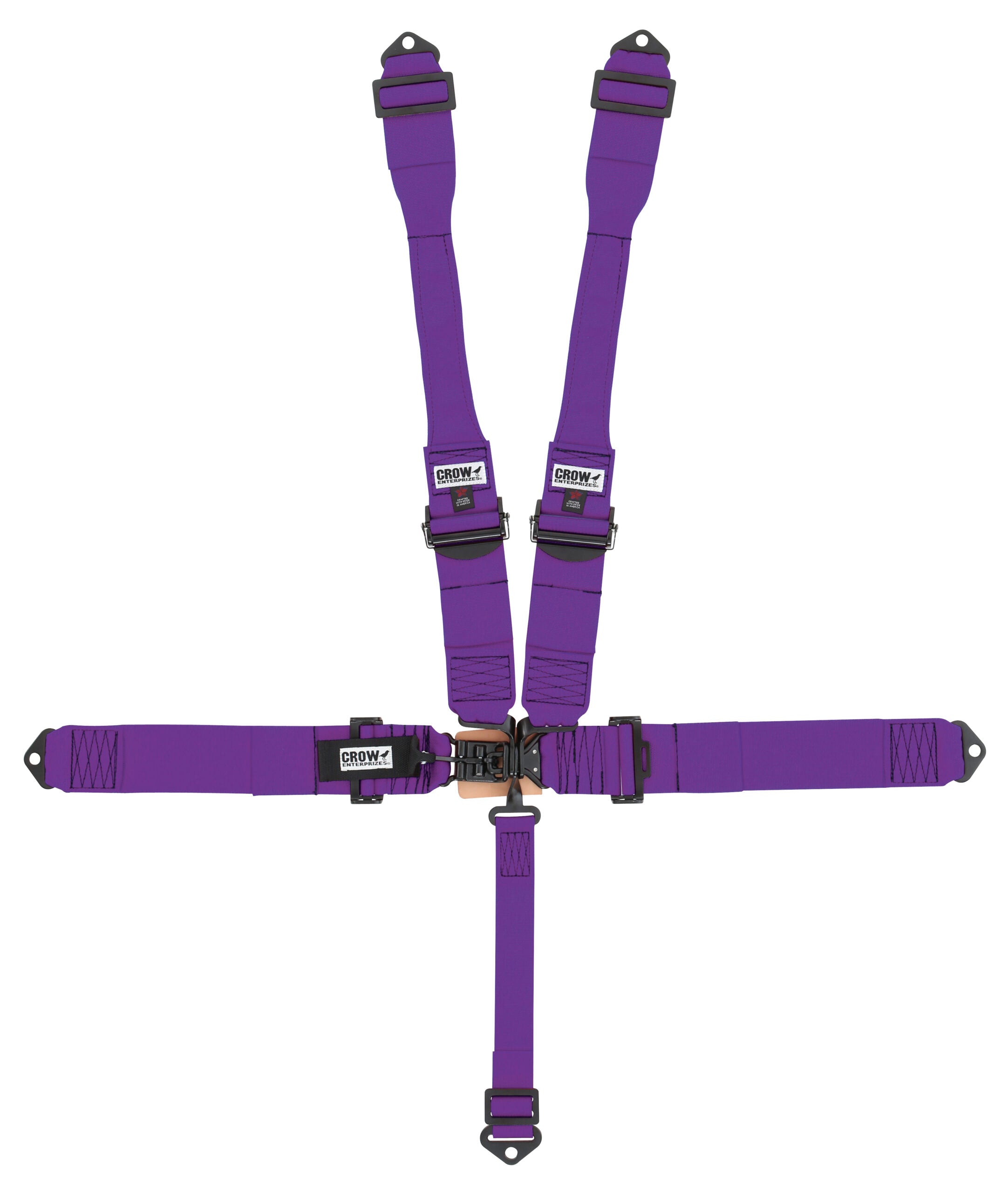 5-Way L&L 52in Lap Belt- Indiv DB Harness B/I  Bl image 0