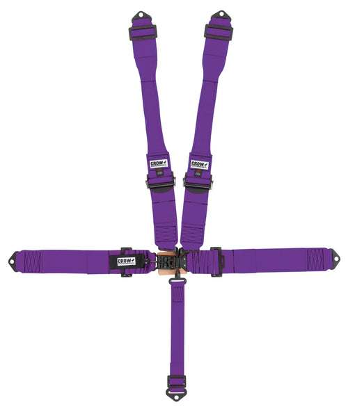 5-Way L&L 52in Lap Belt- Indiv DB Harness B/I  Bl image 0