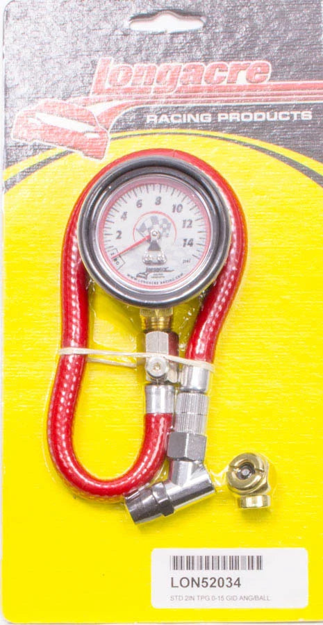 Tire Gauge 0-15PSI 2in GID image 0