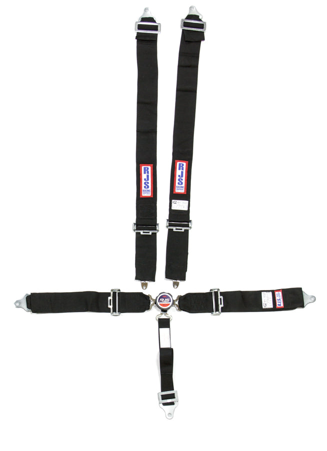 5 PT Harness System Q/R Bk Ind Bolt 2in Sub image 0