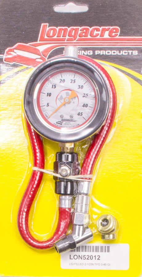 Tire Gauge 0-45PSI 2.5in GID Deluxe image 0