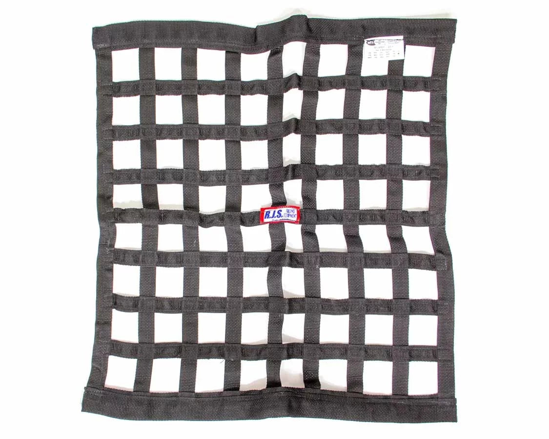 Ribbon Window Net 24x24 Black SFI image 0