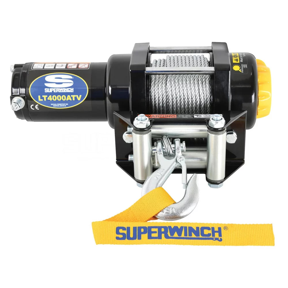 LT4000 Winch 4000lbs Steel Rope image 0