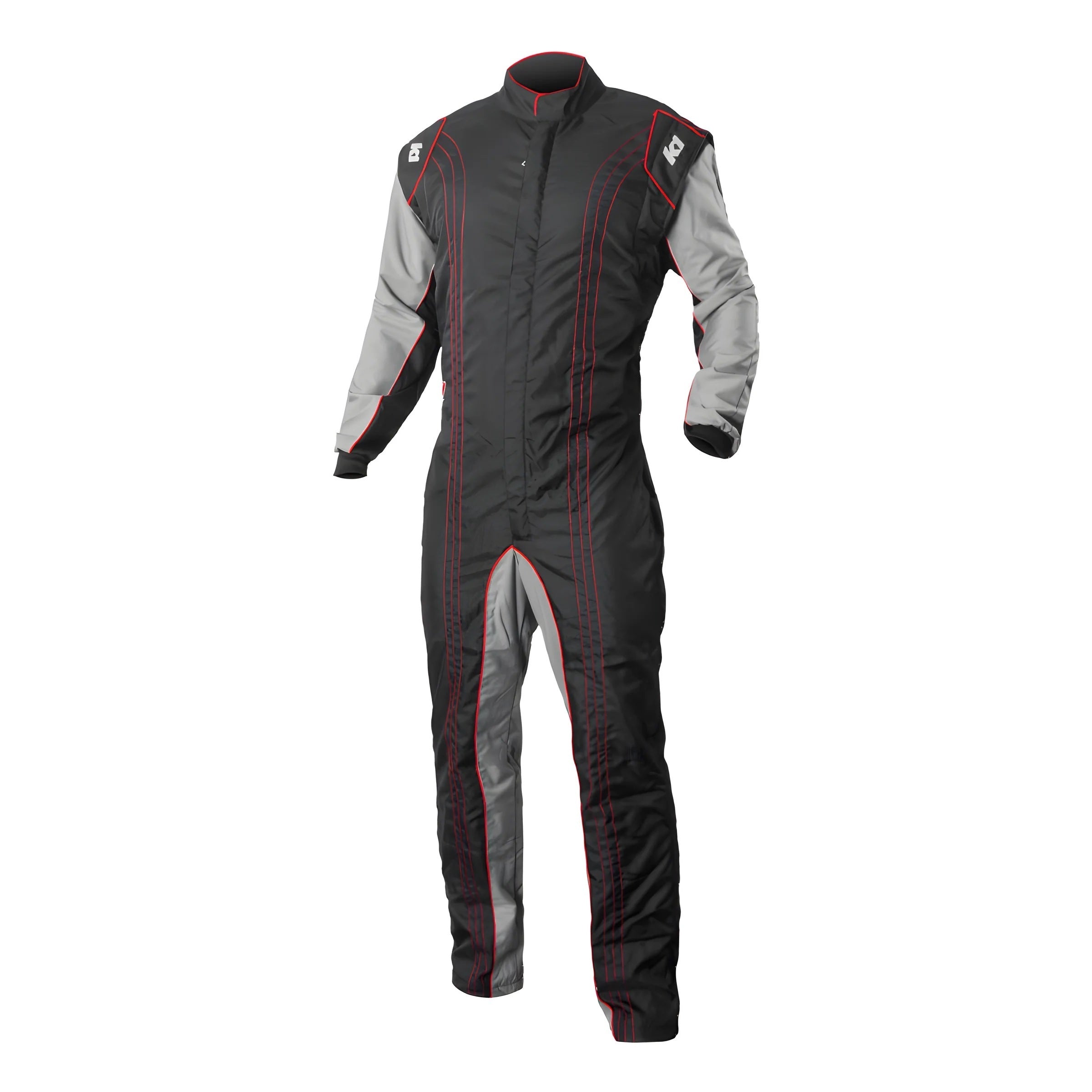 Suit Karting GK2 Adult X-Large Black/Red image 0