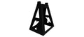 15in Tall Stackable Jack Stand-Black image 0