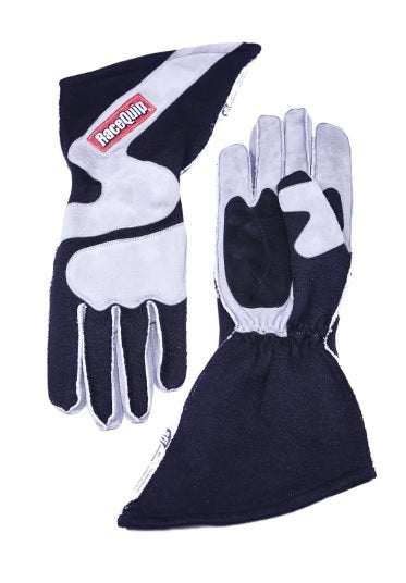 Gloves Outseam Black/ Gray Large SFI-5 image 0