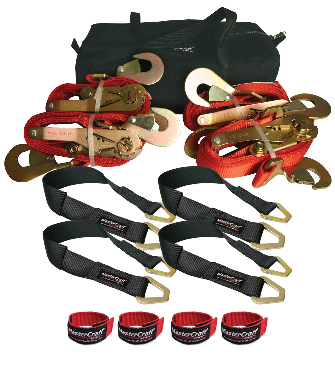 Ratchet Straps Vehicle Tie Down Kit image 0