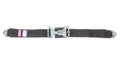 3in Lap Belts W/Snap End Black image 0